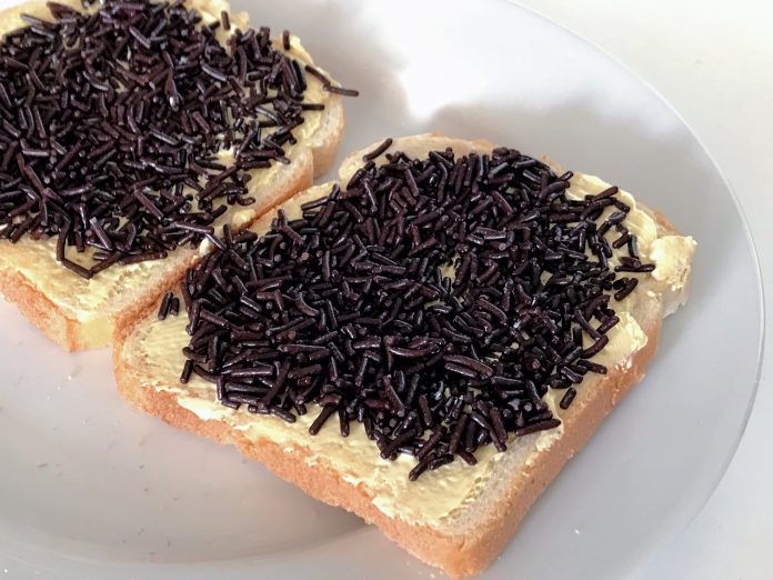 Hagelslag op boterhammen
